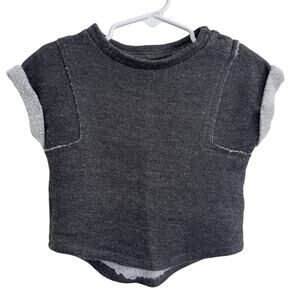 Afton Street Charcoal Gray Knit Shirt Size 12 Months